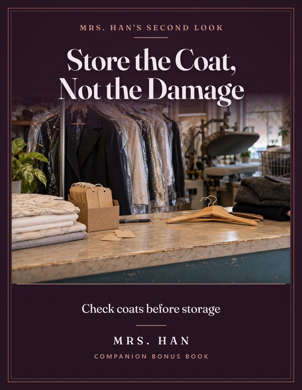 Store the Coat, Not the Damage bonus book cover